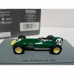 1/43 Scale Lotus 16 Monaco GP 1959 Model Car 9 Sca5593234ee04d358f2d6d8e8db65b92n