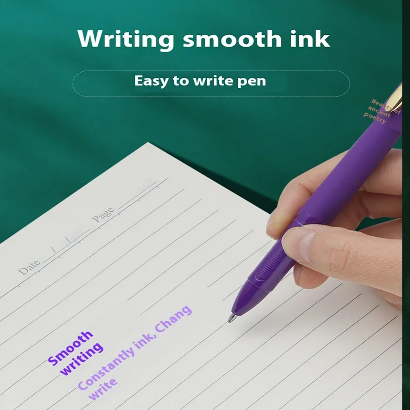 Vibrant Purple Matte Gel Pens - 1 to 5 Pack 4 Vibrant Purple Matte Gel Pens - 1 to 5 Pack - Image 4