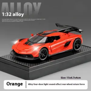 1:32 Scale Diecast Sports Car Model Black 15 Scba8e3d762184d7fa0d9cc2ce5a1a647r
