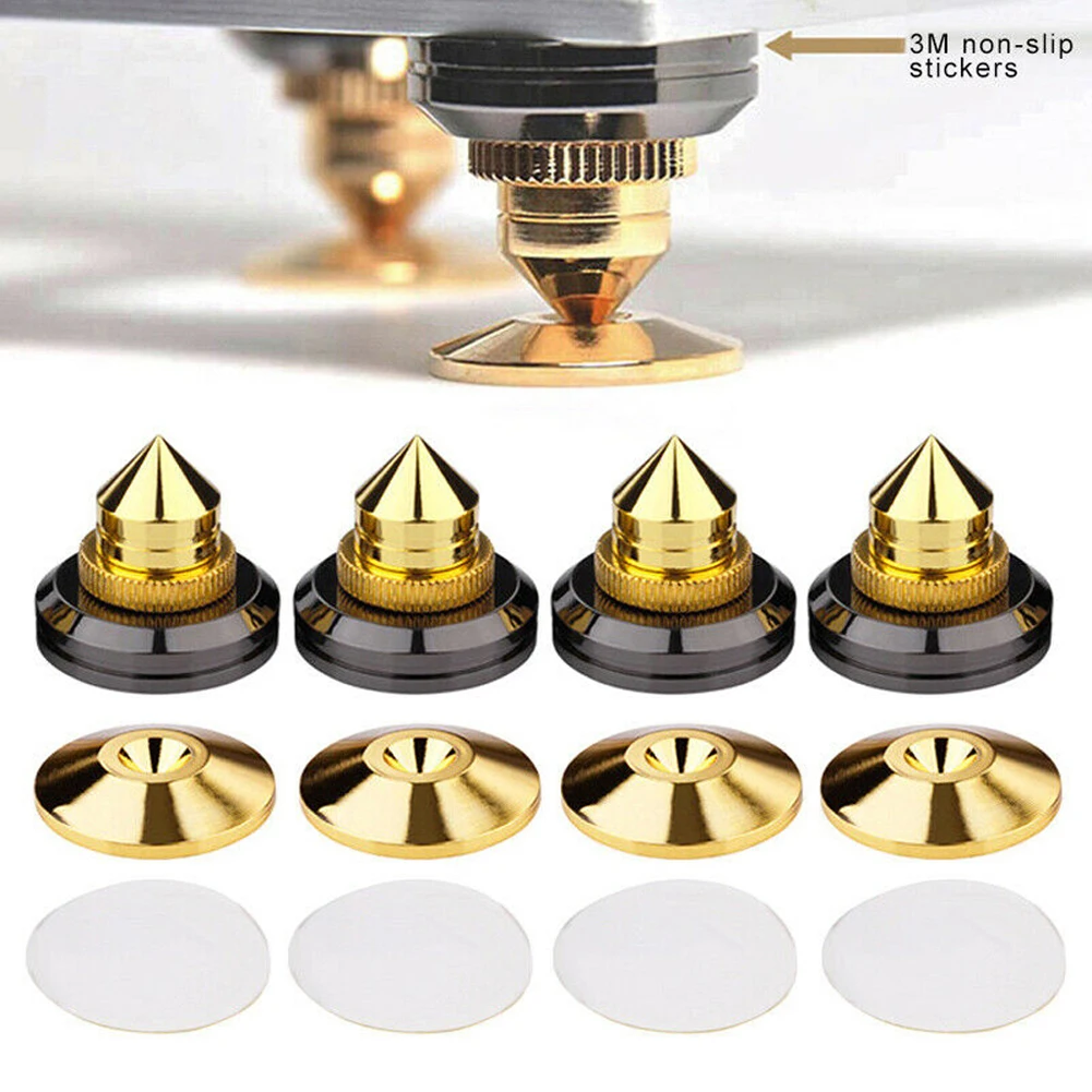 Golden-Plated Speaker Spikes Set of 4 4 Golden-Plated Speaker Spikes Set of 4 - Image 4