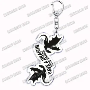 Black Dragon Keychain Pendant with Lobster Clasp 55 Scc5b2b23bb7743299d1b1b25bf42a771F