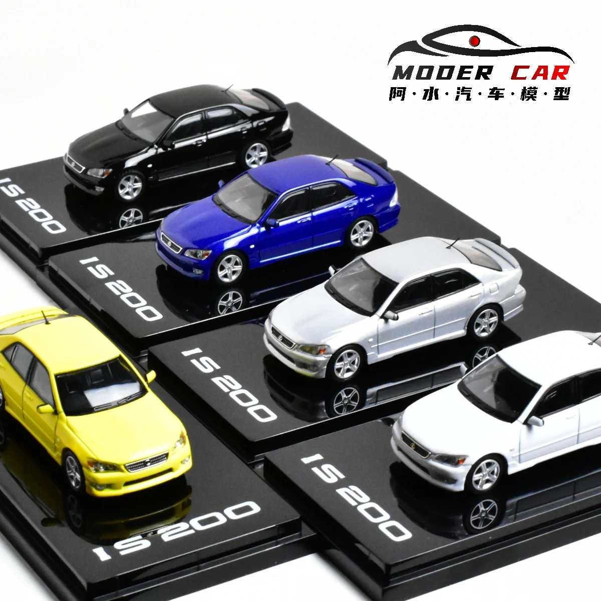 HOBBY JAPAN 1:64 Collection IS200 Diecast Model 2 HOBBY JAPAN 1:64 Collection IS200 Diecast Model - Image 2