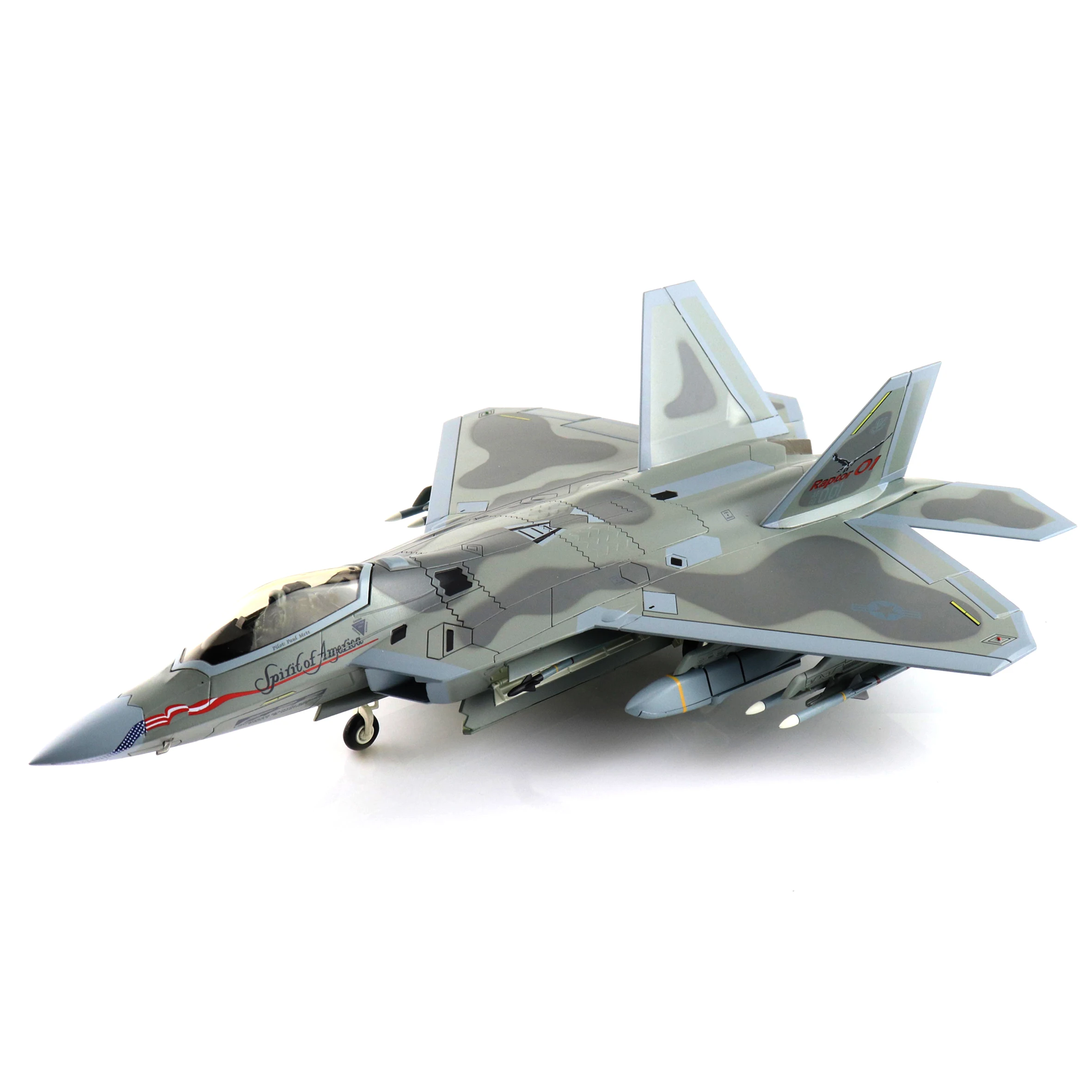 F-22A Spirit of America 1/72 Diecast Model 4 F-22A Spirit of America 1/72 Diecast Model - Image 4