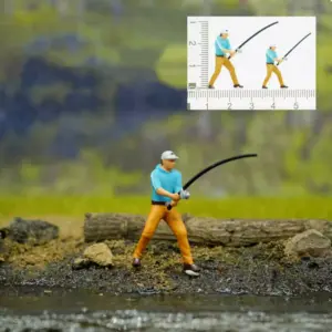 Handmade Fishing Miniature Model 2.6 cm Resin 32 Scd429913224041eaa0294efad7b543d4l