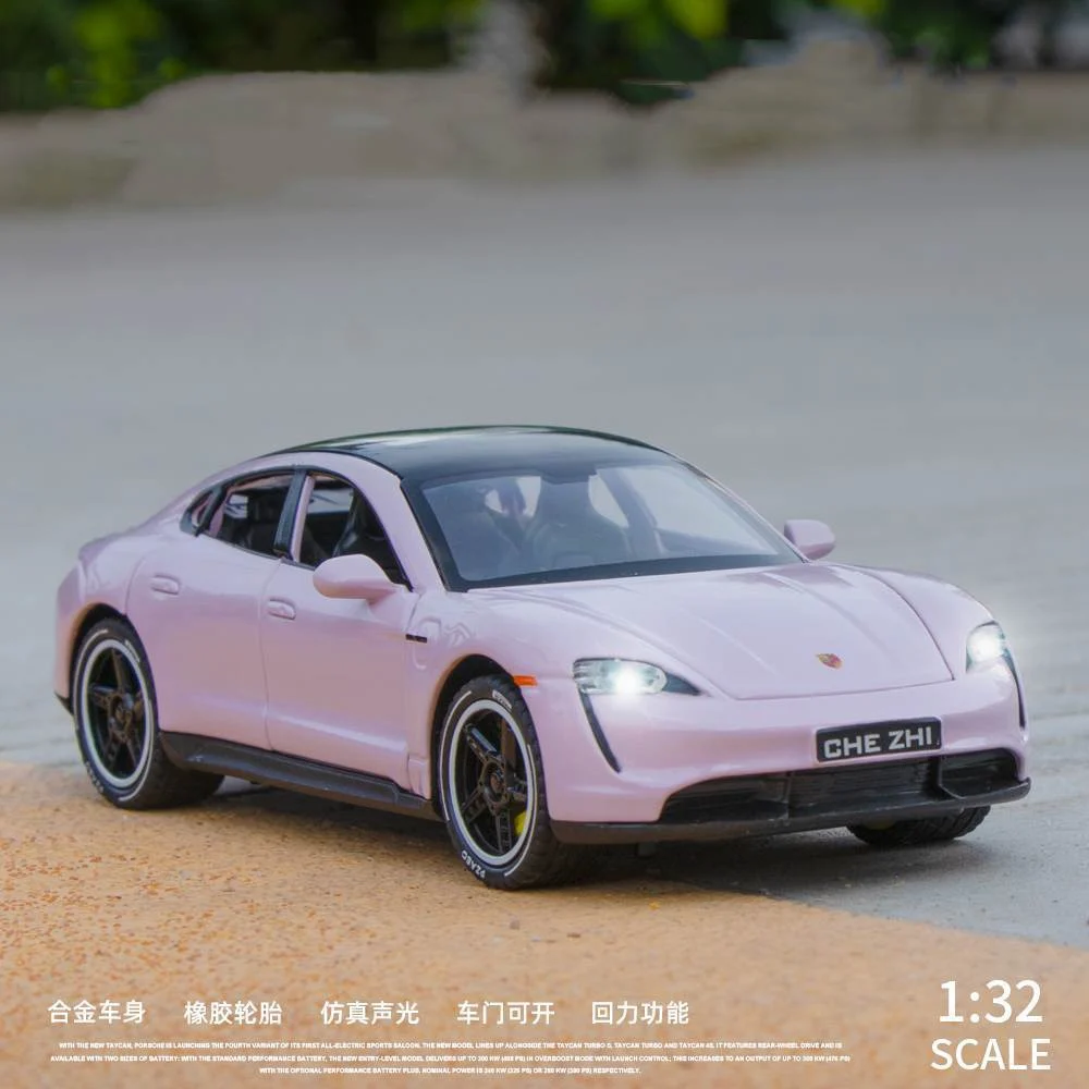 Porsche Taycan Coupe 1:32 Scale Diecast Model 2 Porsche Taycan Coupe 1:32 Scale Diecast Model - Image 2