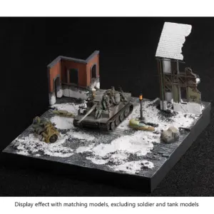1/72 WW2 European Winter Scene Model 9 Sce18587c5b2b44f0b2171ba74bbf9570H