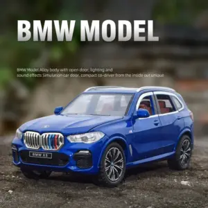 BMW X5 1:24 Scale Diecast Model with Lights 12 Sce23b41de497476f91cdb71c94fa4a05g