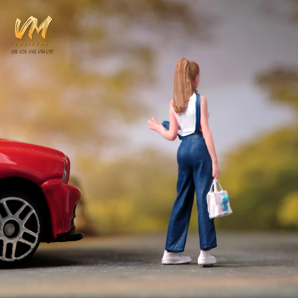 Miniature Doll Figure in Blue Overalls 5 Miniature Doll Figure in Blue Overalls - Image 5