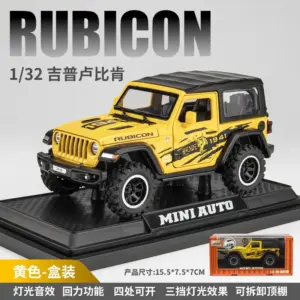 1:32 Jeep Wrangler Rubicon Diecast Model Car 20 Sce7e55a414834336934c7d453c3b85b5f