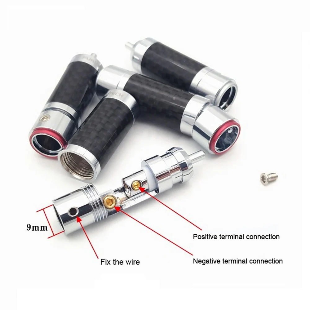 CF-102(R) High-End RCA Plugs 54mm Length 4 CF-102(R) High-End RCA Plugs 54mm Length - Image 4