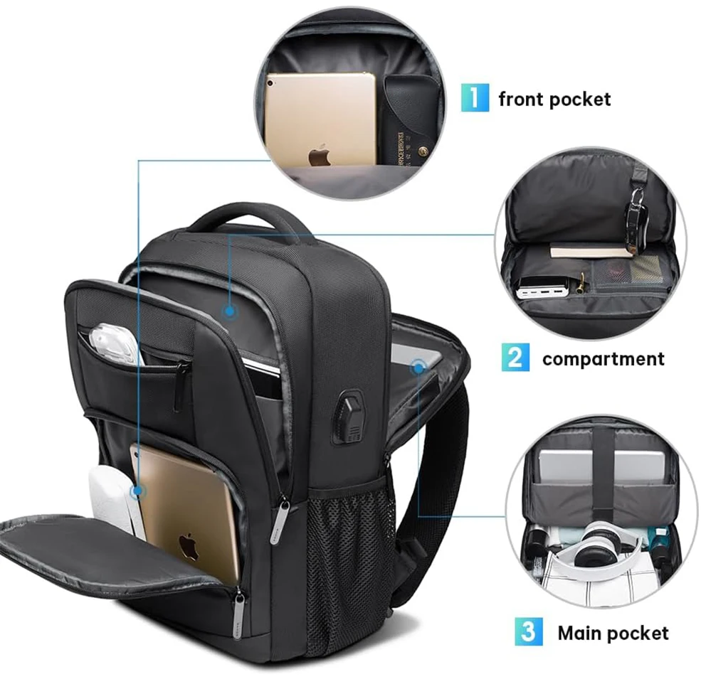Travel Waterproof Backpack for Laptops up to 15.6" 3 Travel Waterproof Backpack for Laptops up to 15.6" - Image 3