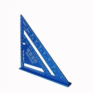 Vibrant Blue 7-Inch Aluminum Alloy Triangle Ruler 20 Scf5194f3df0445269765e7c4306e38c7l