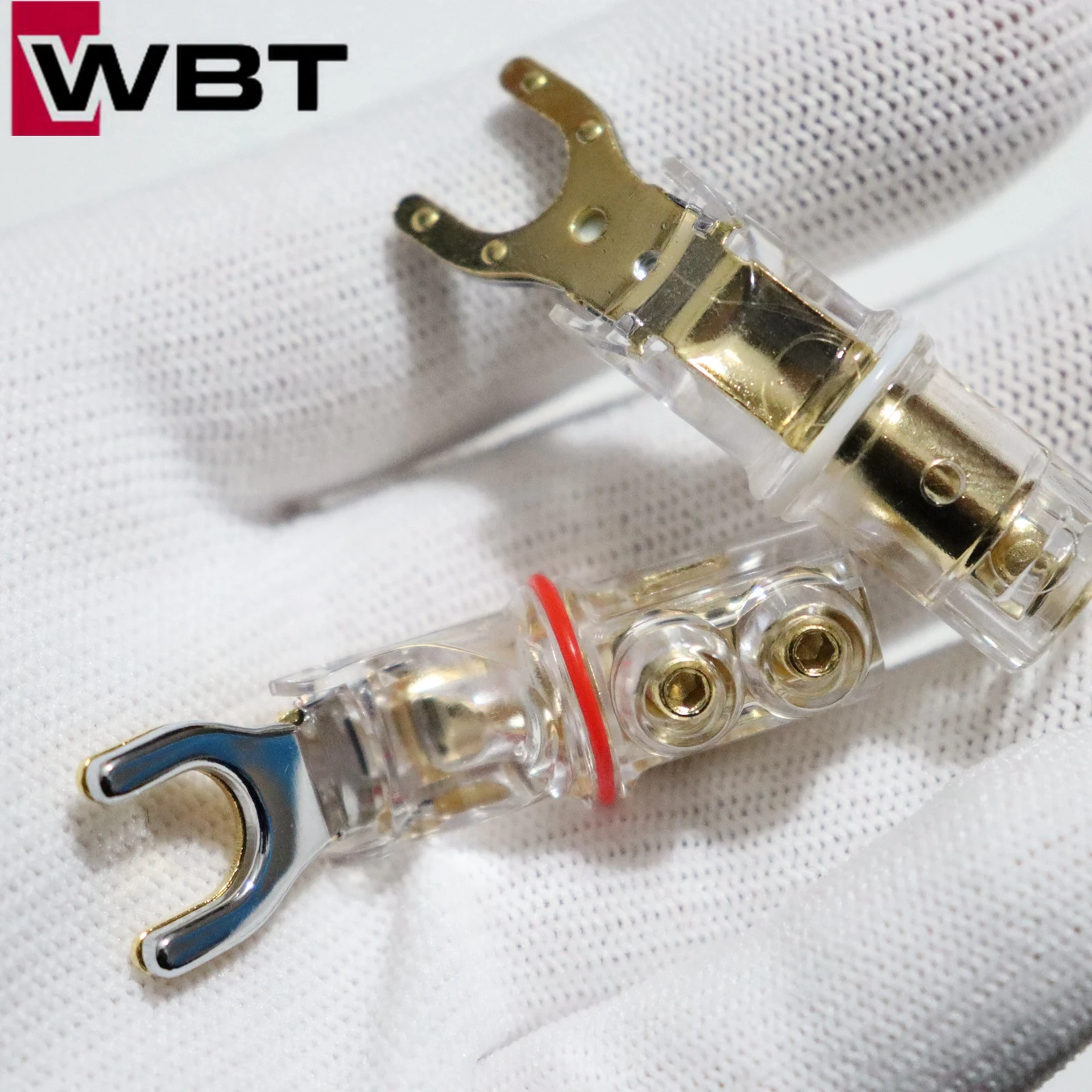 WBT Rhodium Plated Male Connectors Set of 4 6 WBT Rhodium Plated Male Connectors Set of 4 - Image 6