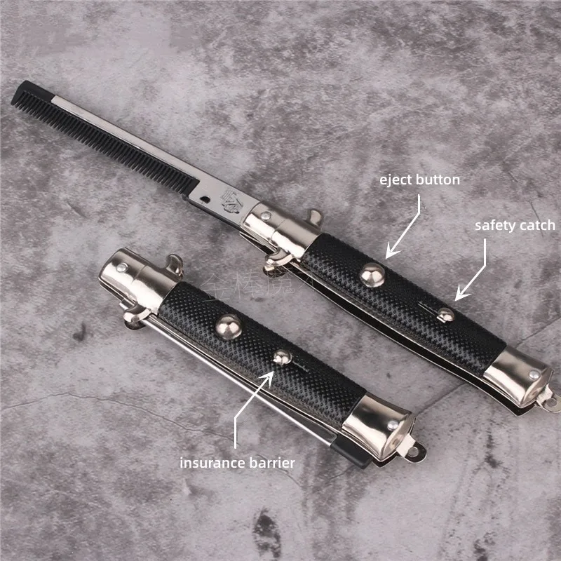 Folding Pocket Comb with Automatic Mechanism 5 Folding Pocket Comb with Automatic Mechanism - Image 5