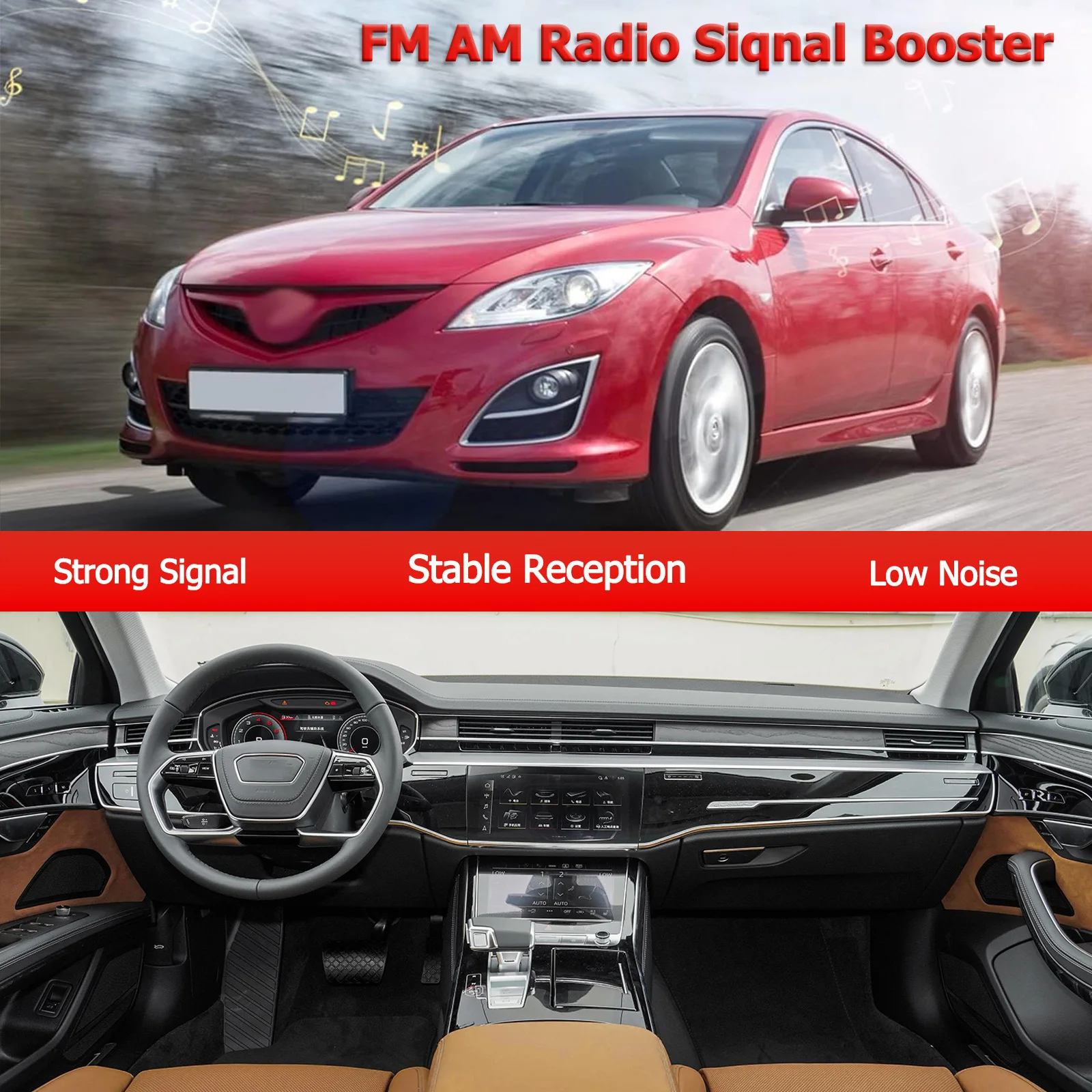 Universal FM Signal Amplifier for Car Radios 2 Universal FM Signal Amplifier for Car Radios - Image 2