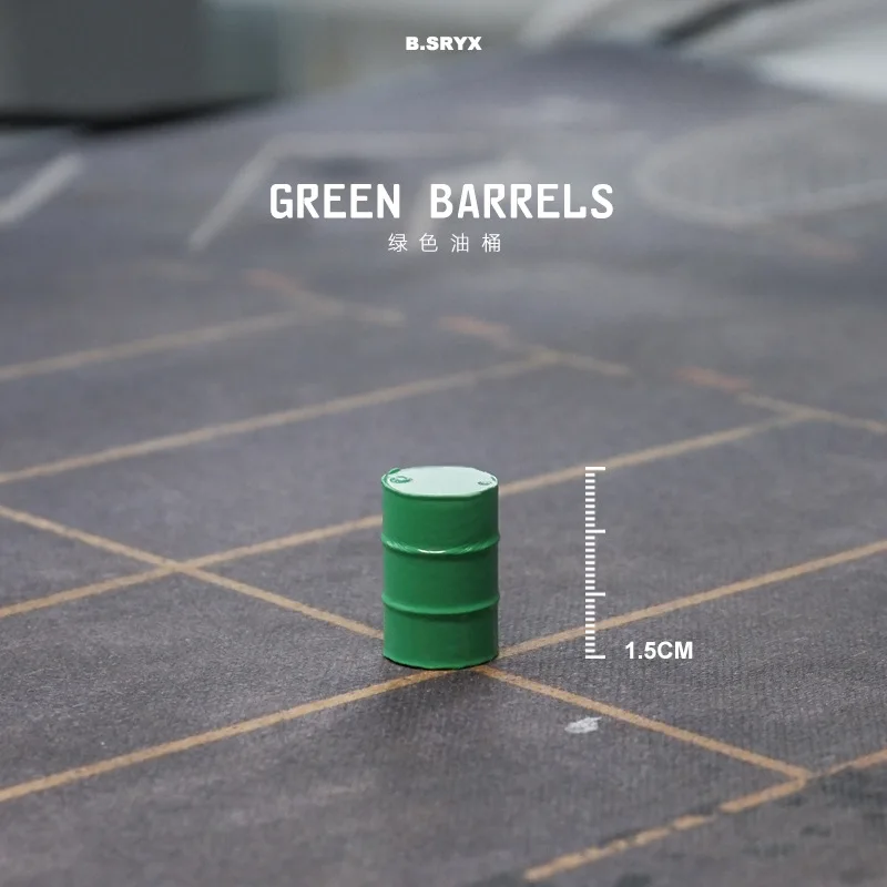 Miniature Resin Oil Drum Model Set 14 Miniature Resin Oil Drum Model Set - Image 14