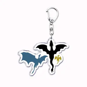 Black Dragon Keychain Pendant with Lobster Clasp 44 Sd098eb736b194c7a9f26c7337d45f8eeL