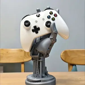 Cyberpunk Robotic Hand Controller Stand Holder
