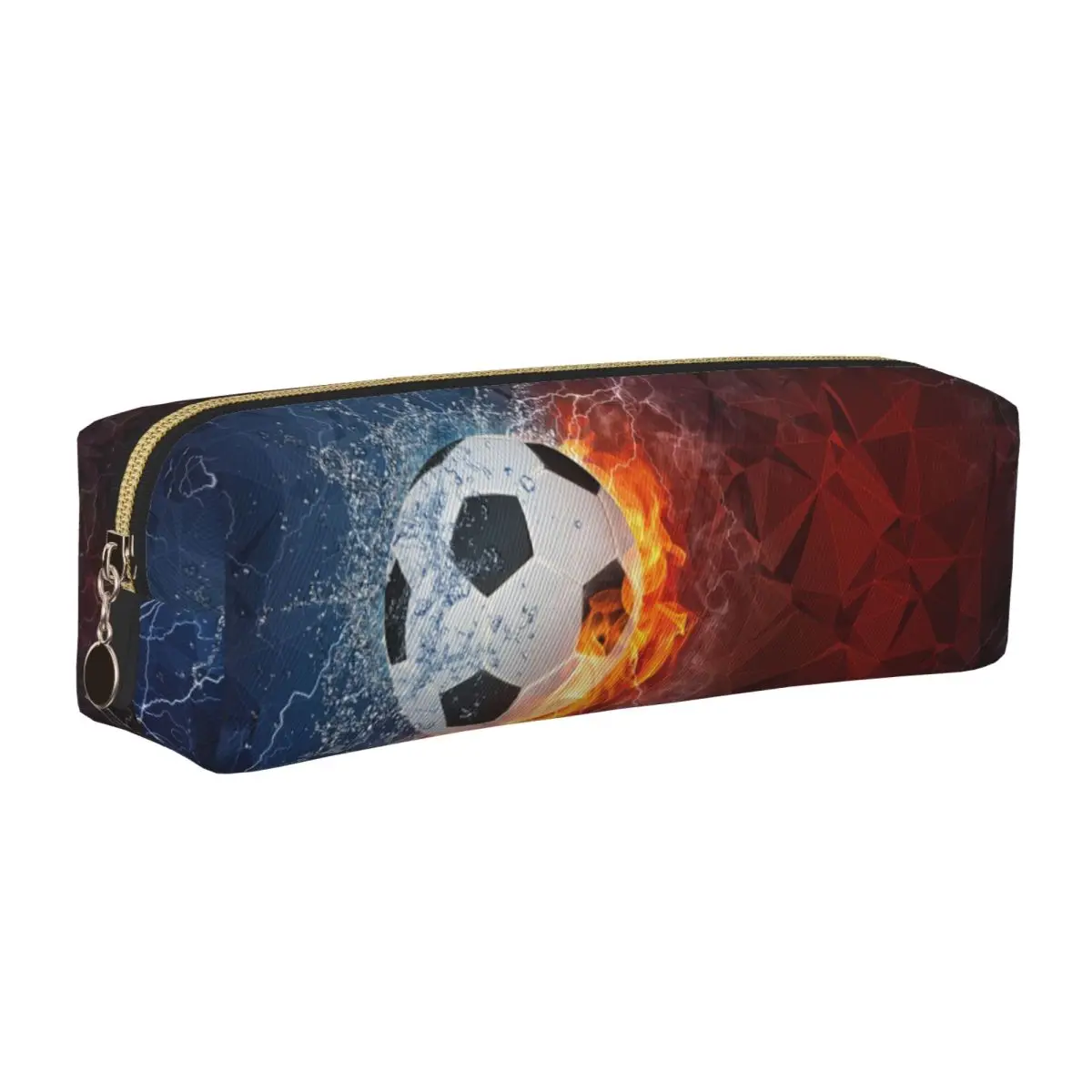 Burning Soccer Ball Leather Pencil Case 11 Burning Soccer Ball Leather Pencil Case - Image 11