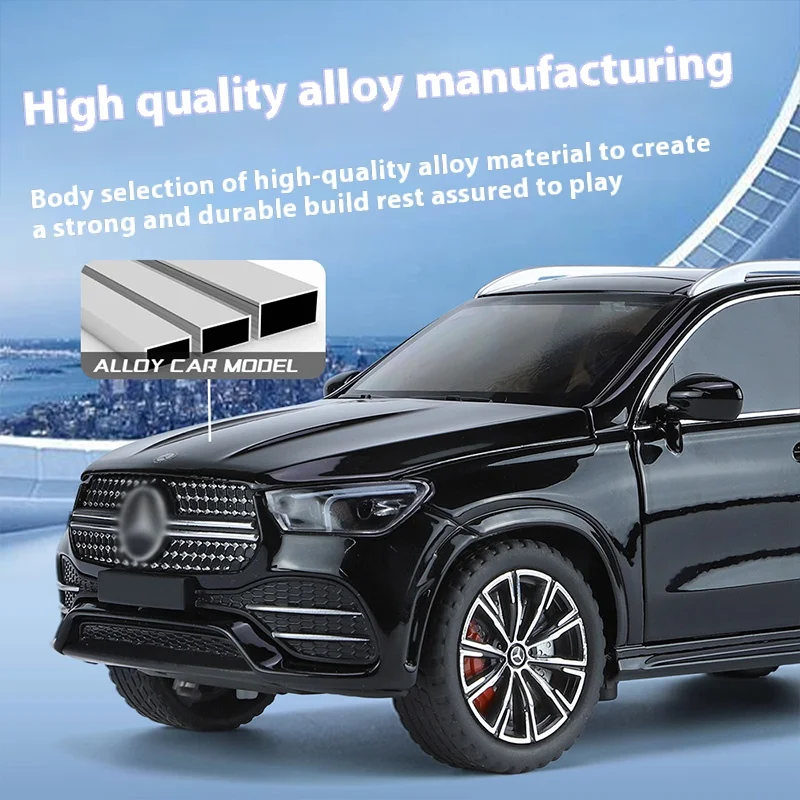 Luxury SUV Model Car 1:24 Scale Black 5 Luxury SUV Model Car 1:24 Scale Black - Image 5