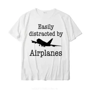 Easily Distracted By Airplanes T-Shirt