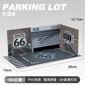 1/24 Scale Assembled PVC Parking Lot Model 18 Sd167010284e6420fb24e5ea4a706dc4dc