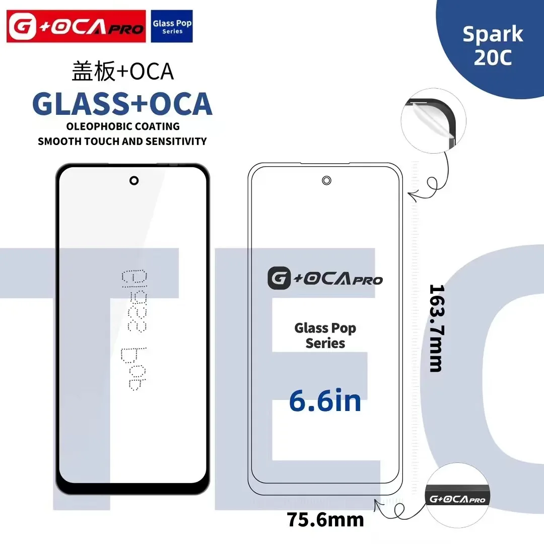 Tecno Touch Panel Glass Lens Set of 10 2 Tecno Touch Panel Glass Lens Set of 10 - Image 2