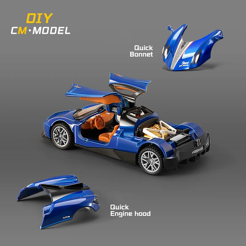 Pagani Zonda R 1:43 Diecast Model Car 5 Pagani Zonda R 1:43 Diecast Model Car - Image 5