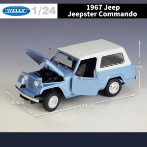 WELLY 1:24 Scale 1967 Jeep Jeepster Model 8 Sd1bc1f01dcae43749118783e26b8efd5G