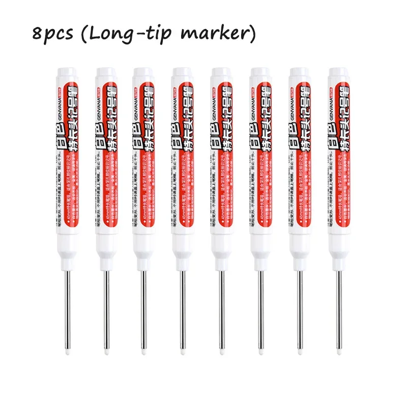 White Long-Tip Markers Set for Precision Art 8 White Long-Tip Markers Set for Precision Art - Image 8