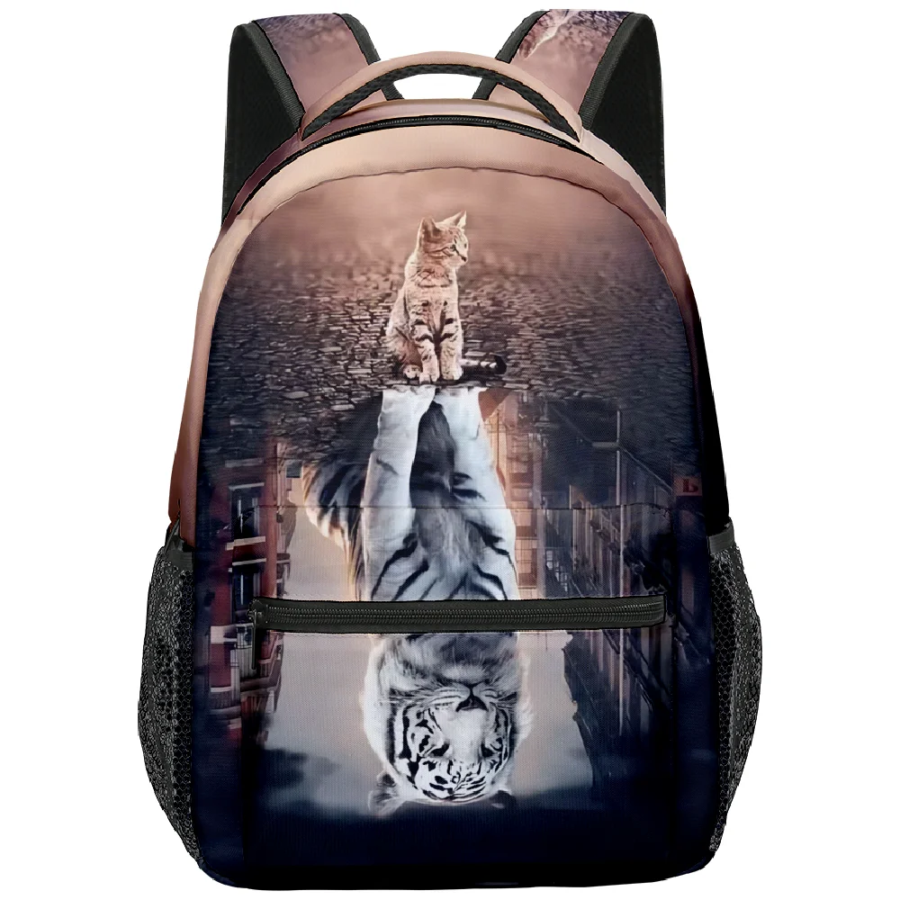 Cute Cat Pattern Waterproof Backpack 13 Cute Cat Pattern Waterproof Backpack - Image 13