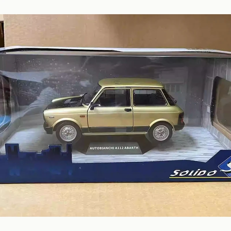SOLIDO 1/18 AUTOBIANCHI A112 Diecast Model Car 6 SOLIDO 1/18 AUTOBIANCHI A112 Diecast Model Car - Image 6