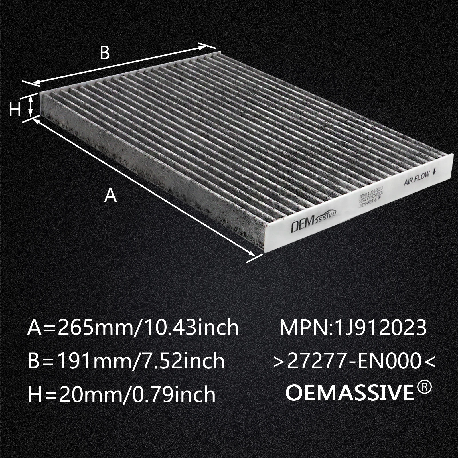 Nissan Cabin Air Filter for Qashqai X-Trail Models 4 Nissan Cabin Air Filter for Qashqai X-Trail Models - Image 4