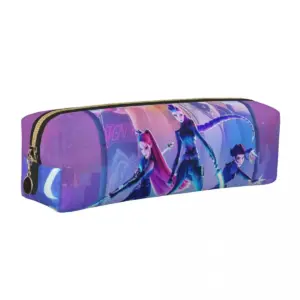 Huntrix Girl Leather Pencil Case for Students 39 Sd3f62980d3c34193b2b0e4696c80c866g