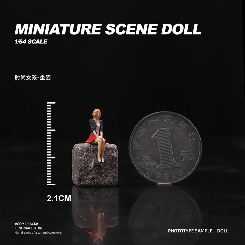 1:64 Scale Miniature Figures Diorama Set 12 1:64 Scale Miniature Figures Diorama Set - Image 12