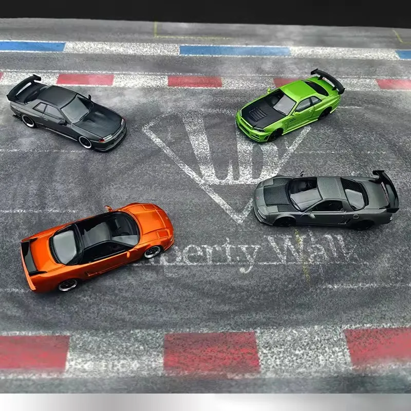 1:64 Scale Racing Scene Parking Lot Mat 60x30 cm 5 1:64 Scale Racing Scene Parking Lot Mat 60x30 cm - Image 5
