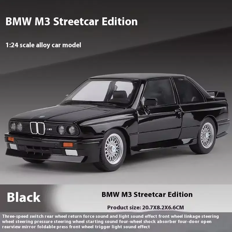 1988 BMW M3 E30 1:24 Scale Diecast Model 12 1988 BMW M3 E30 1:24 Scale Diecast Model - Image 12
