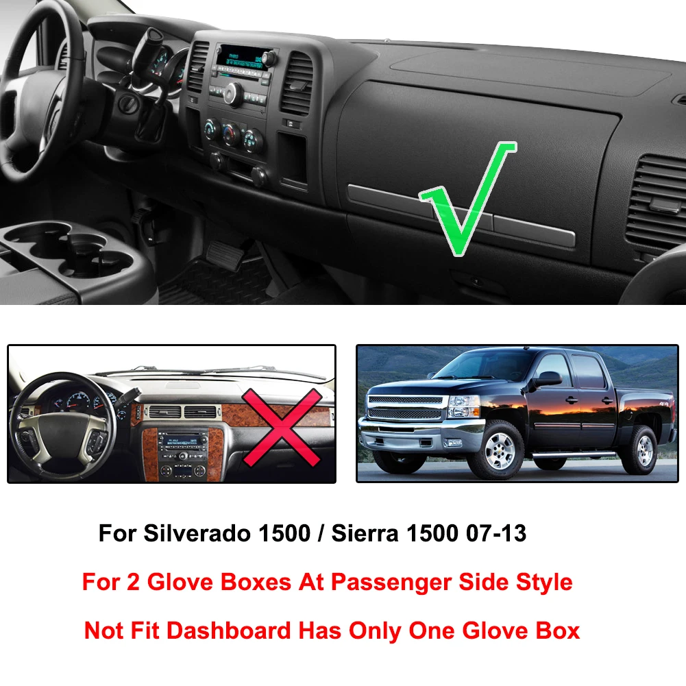 Chevrolet Silverado and GMC Sierra Dashboard Cover 2 Chevrolet Silverado and GMC Sierra Dashboard Cover - Image 2