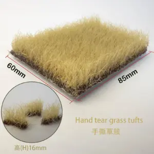 Height 16mm Artificial Grass Tufts for Models 17 Sd63ff49fd4e944e78cf973f70f770c29T