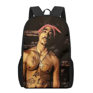 2pac Monochrome Graphic School Backpack 41 Sd730c563d9f642d6b02408a167b92e825