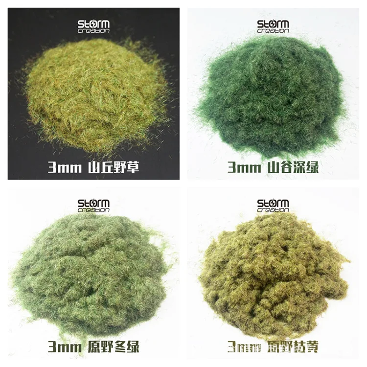 3MM Static Grass Powder - 30g Resealable Pack 4 3MM Static Grass Powder - 30g Resealable Pack - Image 4