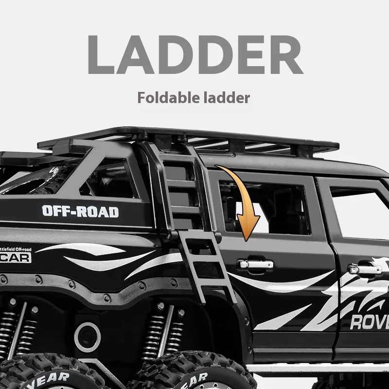 1:24 Scale Land Rover Defender Diecast Model 5 1:24 Scale Land Rover Defender Diecast Model - Image 5