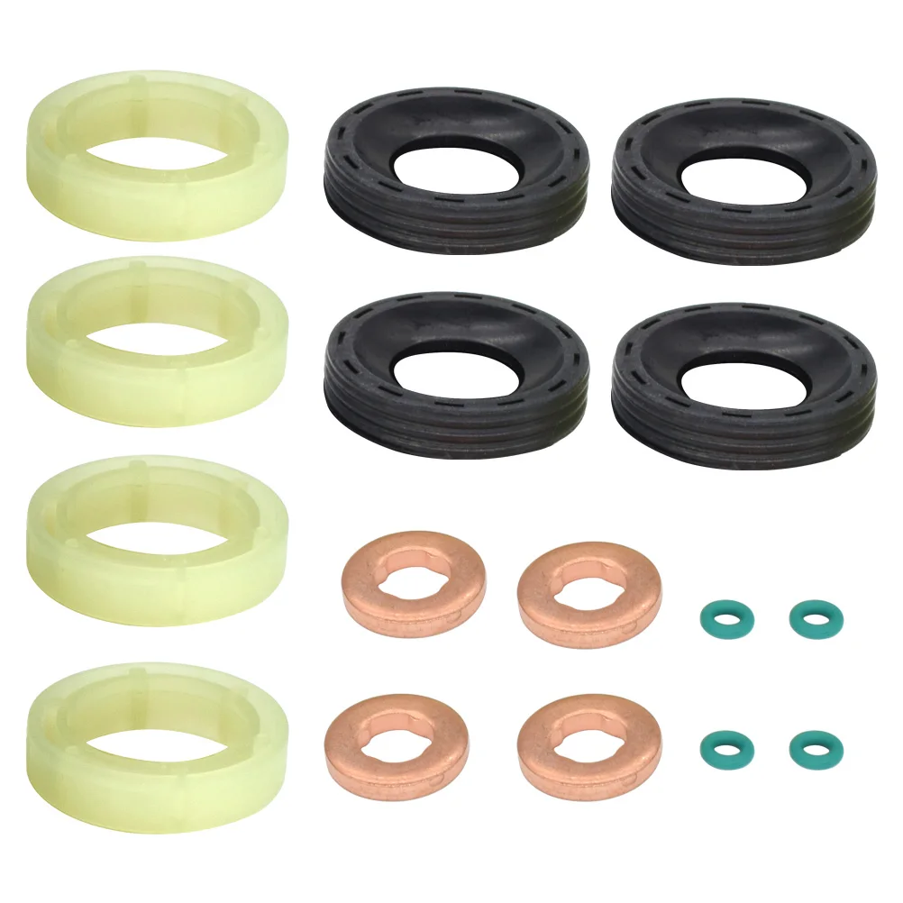 Fuel Injector Seal Washer O-Ring Set for Vehicles 5 Fuel Injector Seal Washer O-Ring Set for Vehicles - Image 5