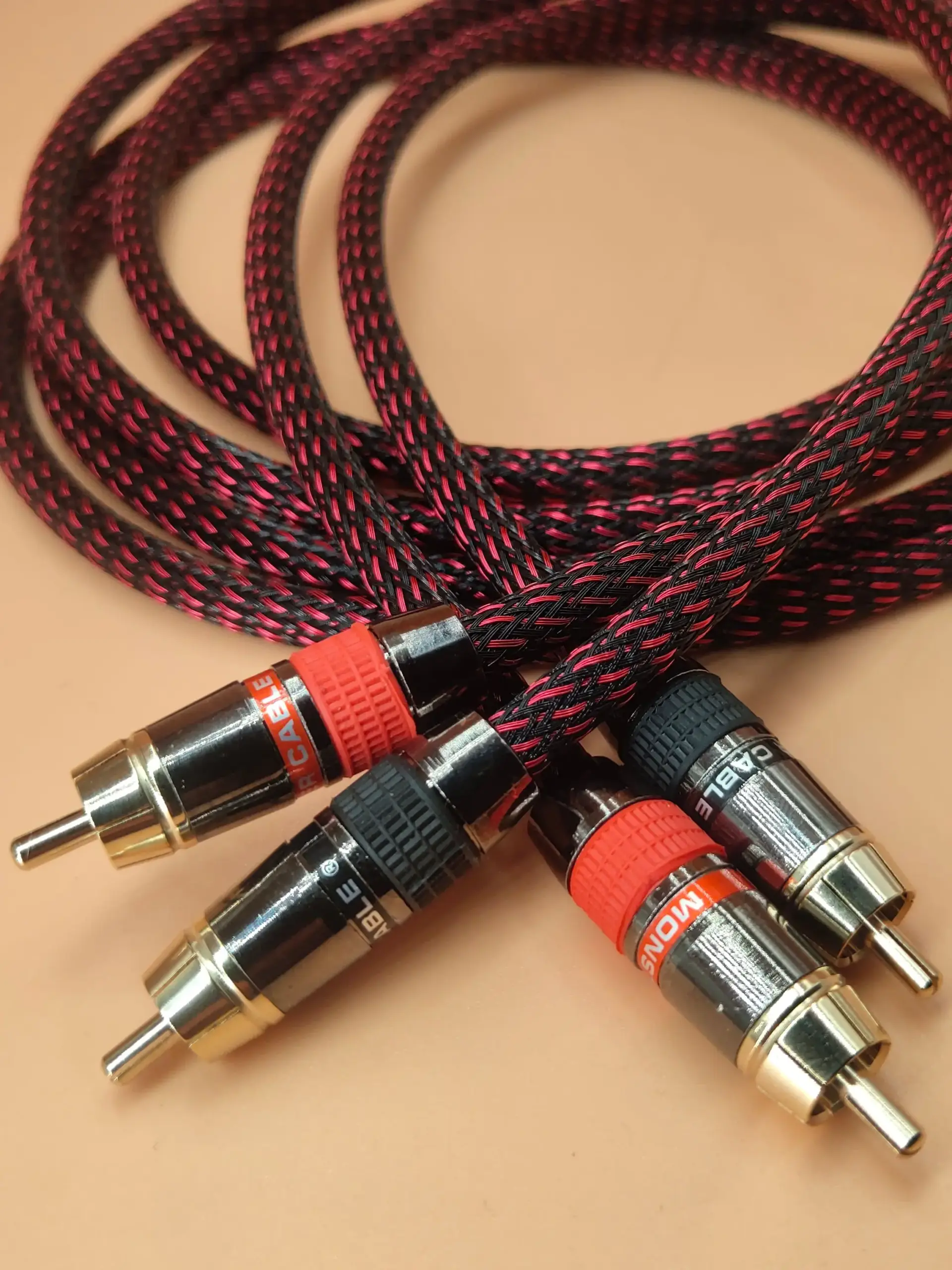 Hi-Fi Monster RCA Audio Cable 24k Gold-Plated 7 Hi-Fi Monster RCA Audio Cable 24k Gold-Plated - Image 7