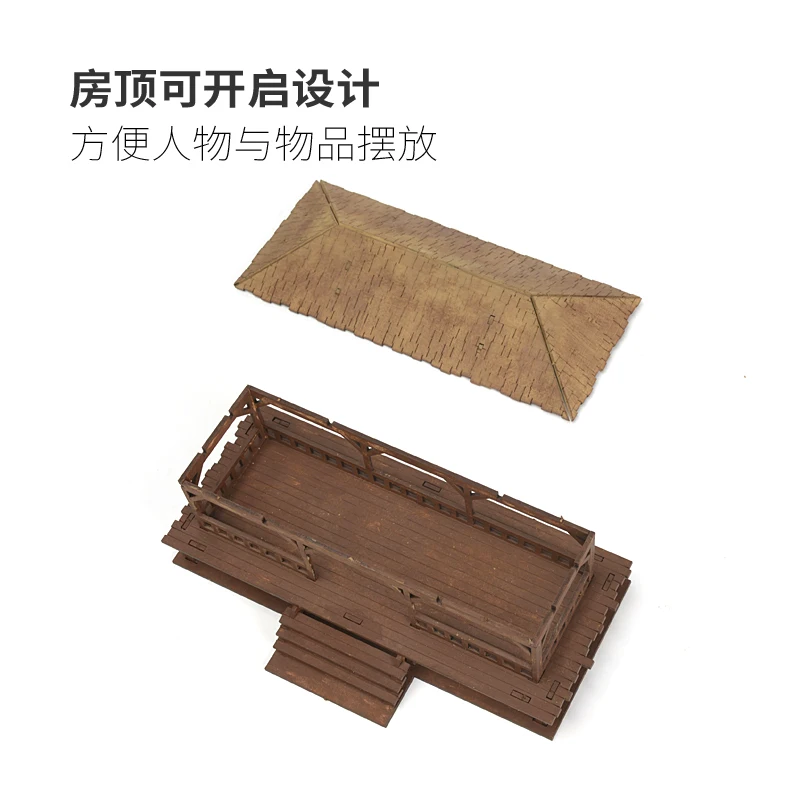 1/72 Peach Garden Wooden Assembly Model 4 1/72 Peach Garden Wooden Assembly Model - Image 4