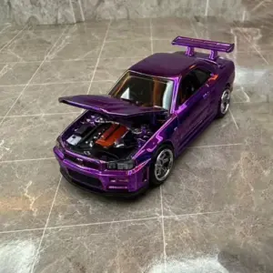 1:64 Nissan Skyline GT-R R34 Diecast Model 19 Sd993f27c35c245f096a34b4933224fb05