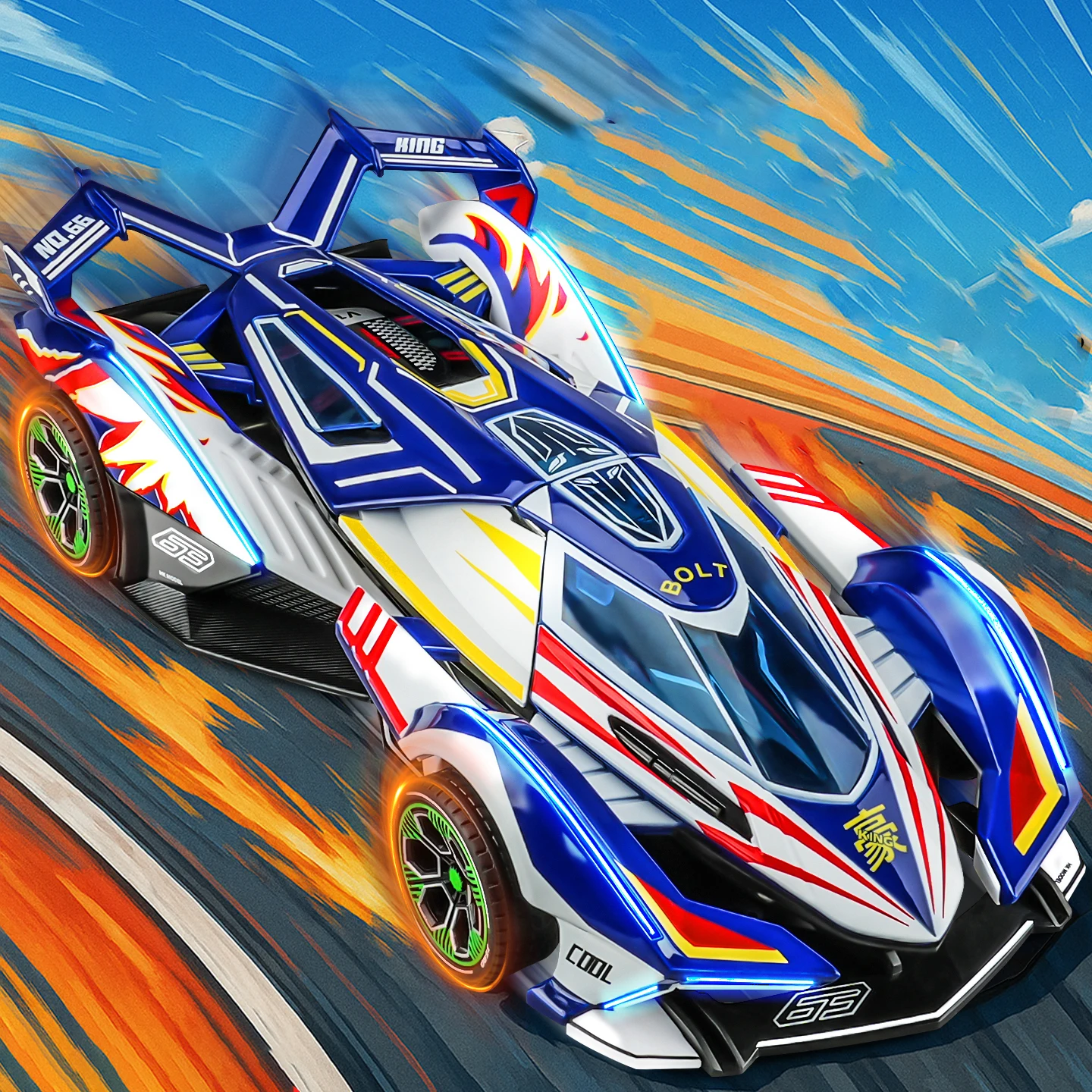 Vision Gran Turismo V12 GT 1:24 Diecast Car 3 Vision Gran Turismo V12 GT 1:24 Diecast Car - Image 3