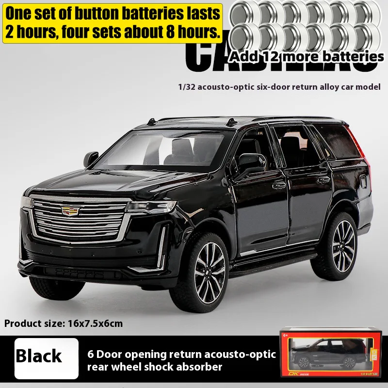 Diecast Cadillac Escalade 1:32 Scale Model 12 Diecast Cadillac Escalade 1:32 Scale Model - Image 12