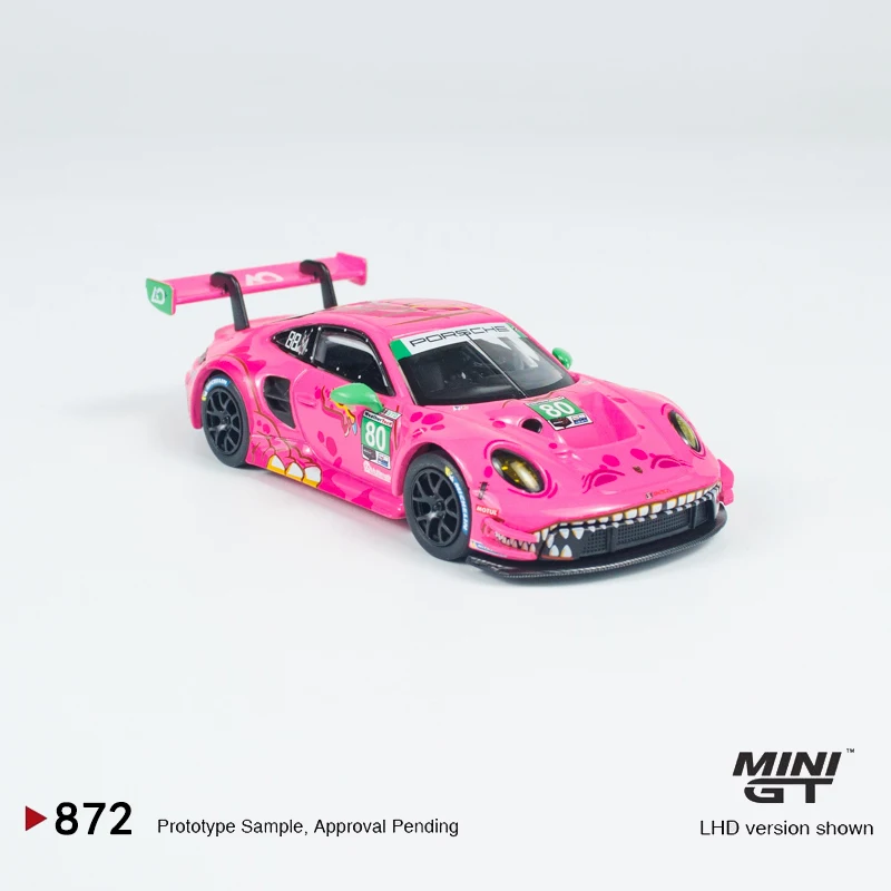 Diecast Porsche 911 GT3 R #80 1:64 Model 6 Diecast Porsche 911 GT3 R #80 1:64 Model - Image 6