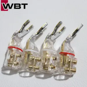 WBT Rhodium Plated Male Connectors Set of 4 11 Sda314882b8964b89994f16287a298473J